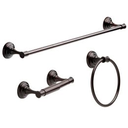 Classic, Towel Bar, Toilet Paper Holder, Towel Ring, Oil Rubbed Bronze