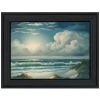"Moon Glow" by Georgia Janisse; Ready to Hang Framed Print; Black Frame