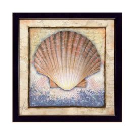 "Shell" By Ed Wargo; Printed Wall Art; Ready To Hang Framed Poster; Black Frame