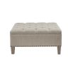 [Only support Drop Shipping Buyer] Lindsey Tufted Square Cocktail Ottoman