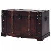 Vintage Treasure Chest Wood 26"x15"x15.7"