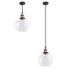 7.9 Ball Shape Glass Ceiling Light/Transperant