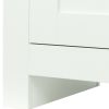 Kitchen Sideboard Cupboard , White High Gloss Dining Room Buffet Storage Cabinet Hallway Living Room TV Stand Unit Display Cabinet with Drawer and 2 D