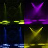 80W RGBW LED Moving Head Stage Lighting DMX DJ Disco Party Beam Spot Light