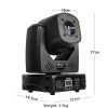 80W RGBW LED Moving Head Stage Lighting DMX DJ Disco Party Beam Spot Light