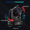 80W RGBW LED Moving Head Stage Lighting DMX DJ Disco Party Beam Spot Light