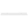 Wall Shelves 2 pcs High Gloss White 23.6"x3.5"x1.2"