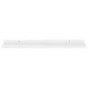 Wall Shelves 2 pcs High Gloss White 31.5"x3.5"x1.2"