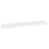 Wall Shelves 2 pcs High Gloss White 23.6"x3.5"x1.2"