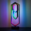 RGB Polygon Remote Control Desk Lamp;  Led App Music Rhythm Atmosphere Lights;  for Living Room;  Bedroom;  Bedside Decoration