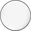 SDKOA Large Round Mirror 36 Inch with Black Aluminum Frame for Wall Decor;  Bathroom Big Circle Mirror Modern Style Wall Hanging for Bedroom;  Living