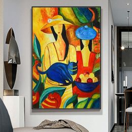 Handmade Figure Oil Paintings On Canvas Wall Art Decoration Modern Abstract Picture Home Decor (size: 60x90cm)