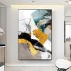 Handmade Abstract Gold Oil Painting On Canvas Wall Art Decoration Modern Picture For Home Decor