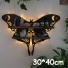 Wooden Wall Shelf Home Decoration Organizer Moon Butterfly Cat Bedroom Room Decor Storage Rack Wall-mount Display Stand Shelves