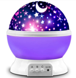 Dream Rotating Projection Lamp MOKOQI Star Projector Night Lights for Kids;  Birthday Gifts for 1-4-6-14 Year Old Girl Boy Kids Bedroom;  Glow in The (Color: PURPLE)