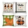 Farmhouse Cushion Case for Sofa Couch Set of 4