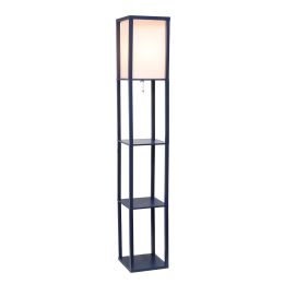 Floor Lamp with Shelf (Actual Color: Navy)