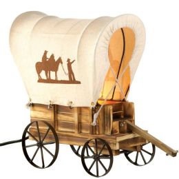 New Indoor Cute  Design Style Table Lamp (Color: As pic show, Shape: Covered Wagon)