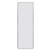 Full-Length Mirror 63"x20";  Round Corner Aluminum Alloy Frame Floor Full Body Large Mirror;  Stand or Leaning Against Wall for Living Room or Bedroom