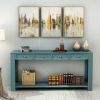 Console Table for Entryway Hallway Sofa Table with Storage Drawers and Bottom Shelf