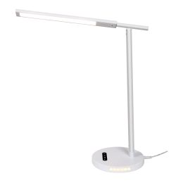 Desk Lamp for Home Office;  Modern Table Lamp for Living Room Touch Control Led Desk Lamp with Night Light;  Eye-Caring Reading Lamp 3 Temperature Mod (Co'lo'r: White)