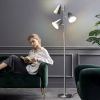 64" 3-Light LED Floor Lamp Reading Light for Living Room Bedroom
