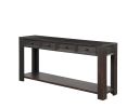 Console Table for Entryway Hallway Sofa Table with Storage Drawers and Bottom Shelf