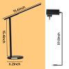 Desk Lamp for Home Office;  Modern Table Lamp for Living Room Touch Control Led Desk Lamp with Night Light;  Eye-Caring Reading Lamp 3 Temperature Mod