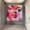 Handmade Face Oil Painting On Canvas Wall Art Decoration Modern Abstract Figure Pictures Home Decor Living Room hallway bedroom luxurious decorative p