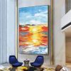 100% Hand Painted Abstract scenery Oil Painting On Canvas Wall Art Frameless Picture Decoration For Live Room Home Decor Gift