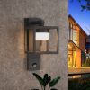 Inowel Motion Sensor Outdoor Wall Porch Light ;  650Lm 6.5W GX53 LED Bulb Modern Wall Sconce Exterior Wall Fixtures;  Mounted Wall Patio Lamps Waterpr