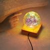 USB 3D Firework Crystals Ball Night Light Plug In Romantic Star LED Night Light Christmas Lights Christmas Home Decorations